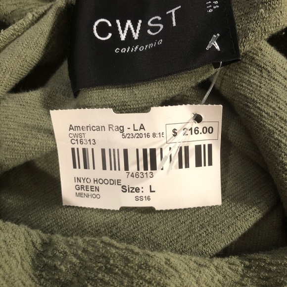 Green INYO HOODIE by American Rag-LA - Picture 3 of 4